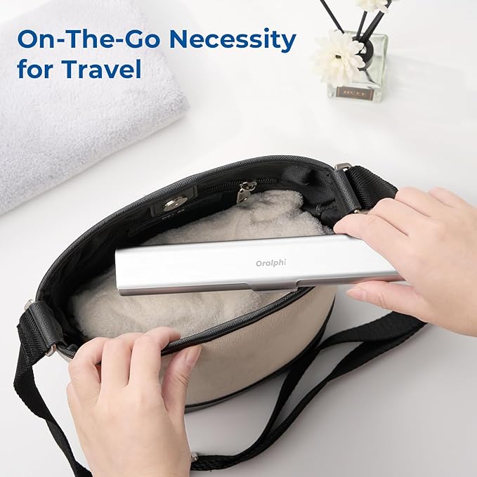 Aluminum Toothbrush Travel Case, Portable Travel Toothbrush Holder, Durable Manual Toothbrush Box Container for Traveling, Bathroom, Camping, Business Trip-1Pack Silver
