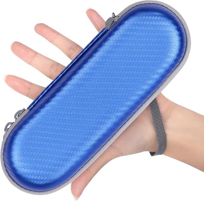 Electric Toothbrush Travel Case, Hard Storage Case with 6pcs Electric Toothbrush Caps