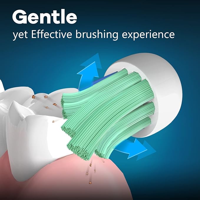 Toptheway Toothbrush Replacement Heads Compatible with Philips Sonicare ProtectiveClean DiamondClean C2 C1 G2 W 4100 5100 5300 Plaque Control, 6 Pack