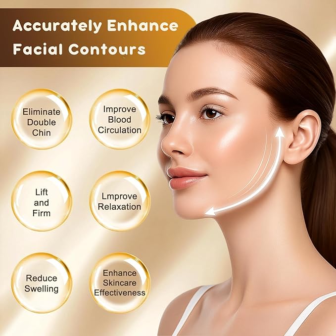 Premium Lymphatic Contour Face Brush,Contour Face Brush-Lymphatic Drainage, Soft Dry Lymphatic Drainage Massage, Ergonomically Designed to Fit The Skin Precisely & Relieve Fatigue (2 pcs)