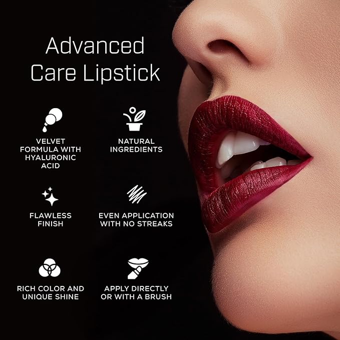 Radiant Professional Advanced Care Lipstick - Ultra Nourishing, Moisturizing Long Lasting Matte Lipstick With Vitamin E- UVA UVB Filters For Sun Protection- VELVET (01 CANTALOUPE - LIGHT PINK NUDE)