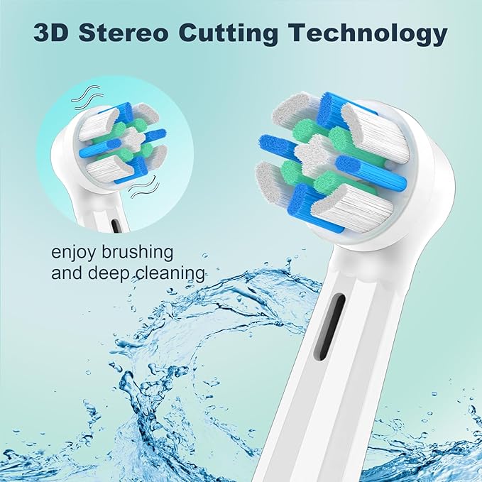 12pcs iO Replacement Heads Compatible with Oral B iO,iO Series Electric Toothbrush Heads Compatible with Oral B iO 2/3/4/5/6/7/8/9/10,Medium Bristles for Effective Plaque Removal(White)