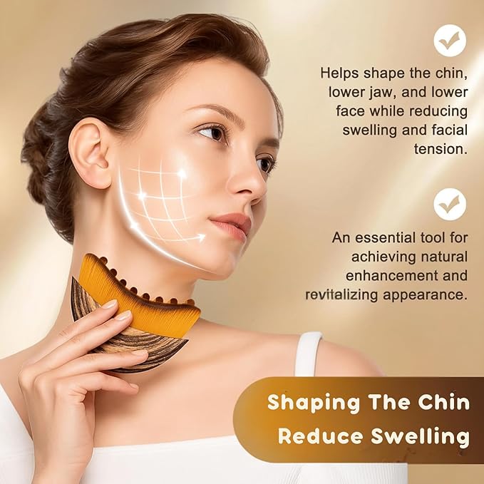 Premium Lymphatic Contour Face Brush,Contour Face Brush-Lymphatic Drainage, Soft Dry Lymphatic Drainage Massage, Ergonomically Designed to Fit The Skin Precisely & Relieve Fatigue (2 pcs)