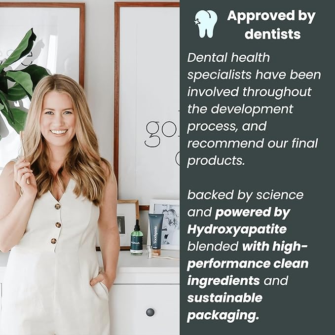 Nudge 10% Nano Hydroxyapatite Toothpaste, Remin+ with Vitamin E, Fluoride-Free, SLS Free, Helps Remineralize Enamel, Supports Dry Mouth Relief and Sensitive Teeth, Orange, 4 oz (Pack of 3)