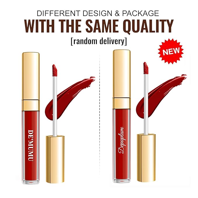 Red Lipstick Matte for Women, Color Stay Long Lasting Lipstick Smudgeproof Liquid Lipsticks, Cruelty Free Lip Color (DM17 Watermelon)