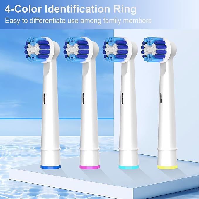 Replacement Brush Heads Compatible with Braun Oral-B, 20pcs Professional Electric Toothbrush Heads for Oral B Replacement Heads Refill Pro100/1000/1500/4000/5000/7000/8000/9600 Etc.