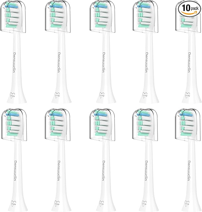 Replacement Toothbrush Heads for Philips Sonicare Replacement Heads, Replacement Brush Head Compatible with Phillips Sonicare Electric Toothbrush, 10 Pack