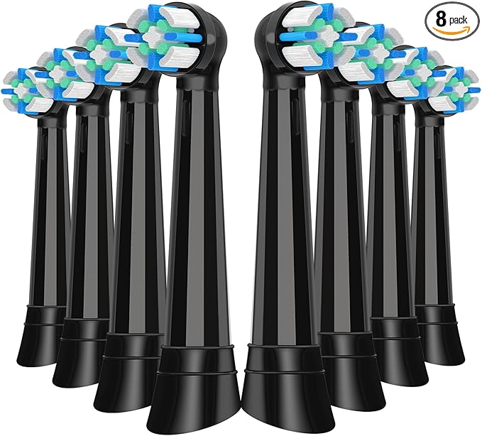Toothbrush Replacement Heads for IO 2/3/4/5/6/7/8/9/10 Series Electric Toothbrush,Replacement Brush Heads Compatible with Oral B,8 Count