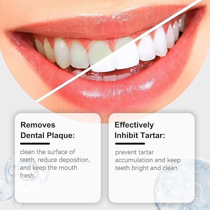 2Pcs Hydroxyapatite Toothpaste, Deep Cleaning Toothpaste, Advanced Enamel Protection, Fluoride-Free Formula with Gentle Mint, for Sensitive Teeth (120g)