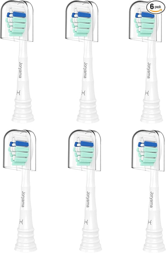 Replacement Toothbrush Heads for Philips Sonicare Replacement Heads, Electric Replacement Brush Head Compatible with Phillips Sonicare Electric Toothbrush, 6 Pack