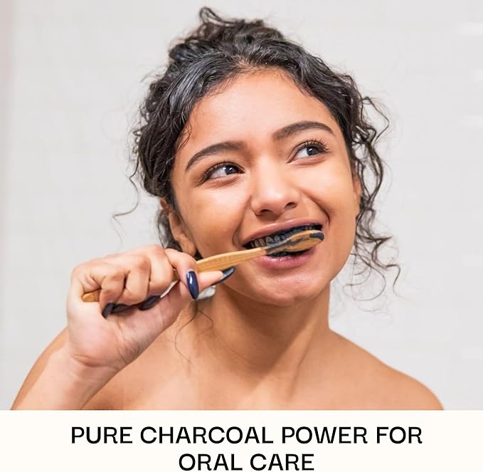 Organic Charcoal Powder Activated Charcoal Natural, Vegan, Organic, GMO Free - Large Bottle 25 oz Powder - 3pack