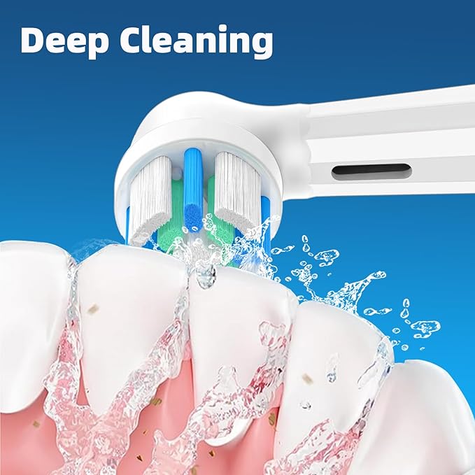 12 Pack iO Replacement Heads Compatible with Oral B iO, for Oral B iO 2/3/4/5/6/7/8/9/10 Series Toothbrushes, Medium Bristles, Soft Yet Effective, White