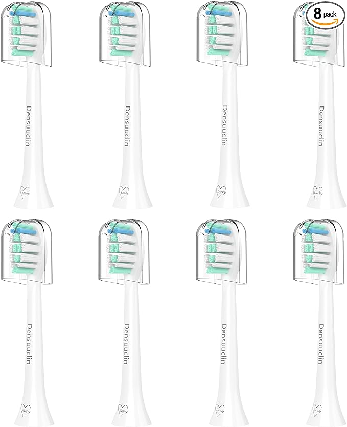Replacement Toothbrush Heads for Philips Sonicare Replacement Heads, Replacement Brush Head Compatible with Phillips Sonicare Electric Toothbrush, 8 Pack