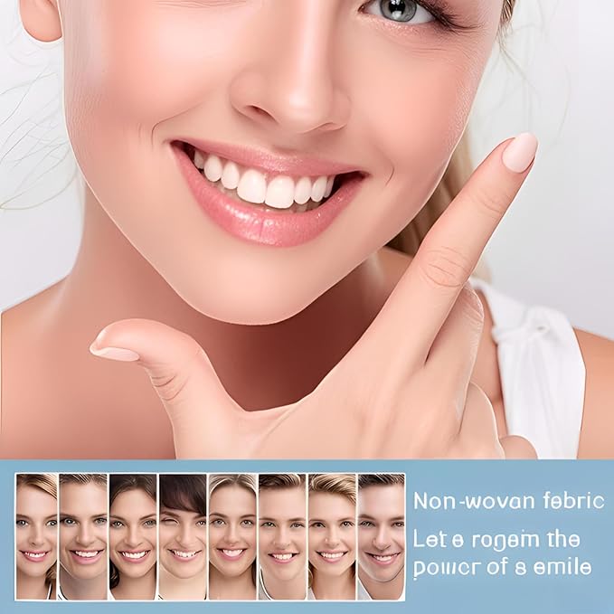 2 Pairs of Beautiful Smiles Both Men and Women Can Regain Their Confident Smiles. Upper and Lower Teeth Set. wear and for Temporary use