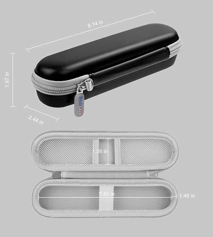 Stukcae Toothbrush Travel Case for Oral-B Pro 1000, 2000, 3000, 3500 Sonicare 4100, Hard Shell Portable Carrying Electric Toothbrush Protection Case