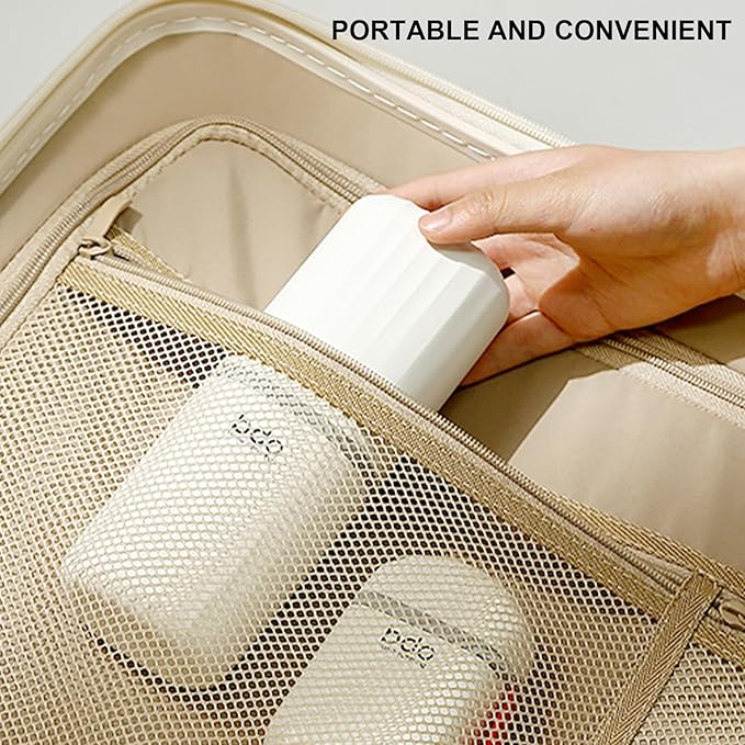 2Pcs Toothbrush Travel Case & Travel Soap Holder Dish Tray, Portable White Toothbrush Holders with Cover Leakproof Bar Soap Holder for Traveling School Camping Business Trip Bathroom