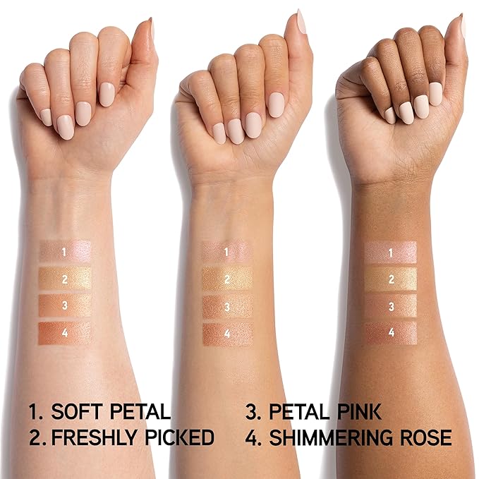 Physicians Formula Rosé All Day Highlighter Blush Face Powder, Shimmer Petal Glow, Pink Soft Petal, Dermatologist Tested, Clinicially Tested