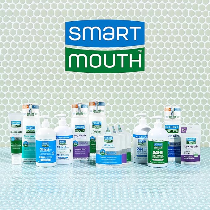 SmartMouth Dry Mouth Rinse Single Pack – 50 Pack